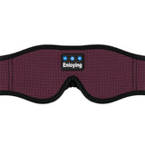 Bluetooth Eye Mask with Wireless Stereo Headphone Red