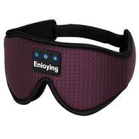 Bluetooth Eye Mask with Wireless Stereo Headphone Red