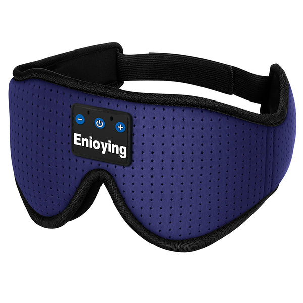 Bluetooth Eye Mask with Wireless Stereo Headphone-Blue