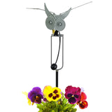 Metal Swing Animal Garden Statues Yard Stakes Flower Bed Decor-Style 2