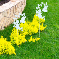 2Pcs Garden Sculptures Home Decor Lawn Ornament