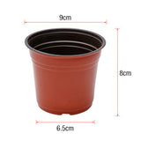 100Pcs Plastic Plant Flower Pots Nursery Seedlings Pots