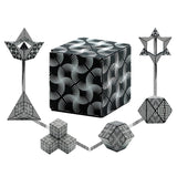 3D Magic Cube Puzzle Shape Shifting Box Magnetic Fidget Toy-Style 2