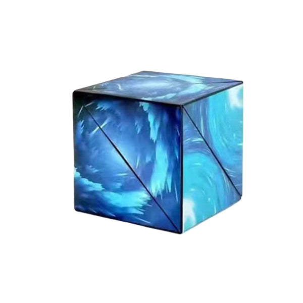 3D Magic Cube Puzzle Shape Shifting Box Magnetic Fidget Toy-Style 4