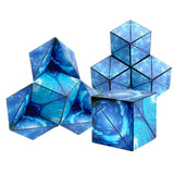 3D Magic Cube Puzzle Shape Shifting Box Magnetic Fidget Toy-Style 4