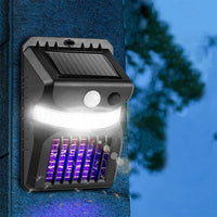 2 in 1 Motion Sensor Solar Light UV Mosquito Killer Lamp Wall Lamp Mosquito Zapper Trap