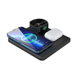 3-In-1 Qi Wireless Charger Fast Charging Dock Station for iPhone Apple Watch Airpods