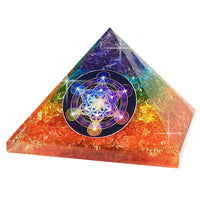 Orgonite Pyramid Chakra Energy Stone Orgone Pyramids Positive Energy Healing Orange