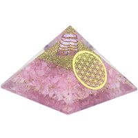 Orgonite Pyramid Chakra Energy Stone Orgone Pyramids Positive Energy Healing Pink