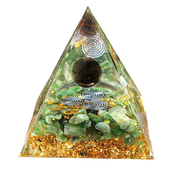 Orgonite Pyramid Chakra Energy Stone Orgone Pyramids Positive Energy Ornament-Style 1