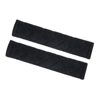 2Pcs Fleece Auto Seat Belt Covers Seatbelt Shoulder Pad Car Accessories Black