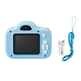 Kids Dual Camera HD Action Camera Digital Camera with Video Recorder-Blue