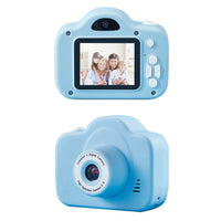 Kids Dual Camera HD Action Camera Digital Camera with Video Recorder-Blue