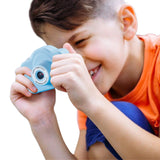 Kids Dual Camera HD Action Camera Digital Camera with Video Recorder-Blue