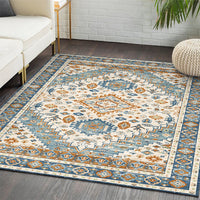 Retro Persian Printed Rug Floor Carpet Floor Mat Home Decoration Style 4