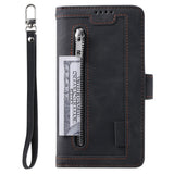 PU Leather Wallet Phone Case for iPhone 13 Black