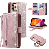 PU Leather Wallet Phone Case for iPhone 13 Pink