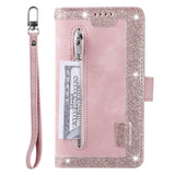 PU Leather Wallet Phone Case for iPhone 13 Mini Pink