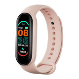 Bluetooth Smart Watch Fitness Bracelet Heart Rate Monitor Wrist Watch Pink