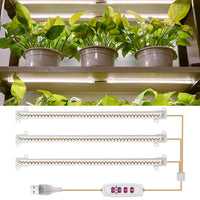 LED Grow Light Strip Bar Full Spectrum LED Grow Tube-3 Tubes