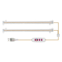 LED Grow Light Strip Bar Full Spectrum LED Grow Tube-2 Tubes