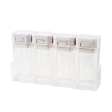 4-Piece Set Kitchen Seasoning Box Spice Jars