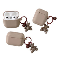 Protective Case Wireless Earphone Cover for Apple Airpods Pro-Caramel