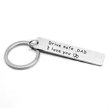 2-Piece Set Drive Safe Stainless Steel Keychains