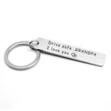 2-Piece Set Drive Safe Stainless Steel Keychains