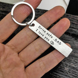 2-Piece Set Drive Safe Stainless Steel Keychains