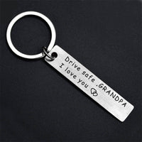 2-Piece Set Drive Safe Stainless Steel Keychains