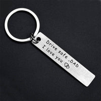 2-Piece Set Drive Safe Stainless Steel Keychains