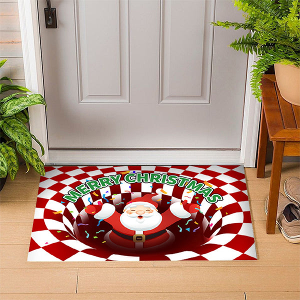 3D Vortex Illusion Carpets Entrance Door Floor Mats Non-slip Rugs