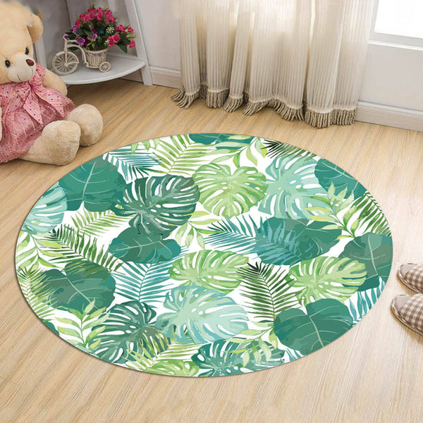 Round Carpet Bedroom Living Room Area Rugs 80cm Style 2