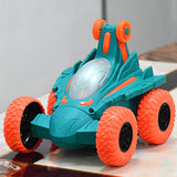 Electric Special Effect Dump Truck Children Electric Car Toy-Blue