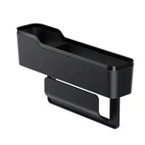 Car Seat Gap Filler Slit Pocket Car Organizer Cup Holder Black