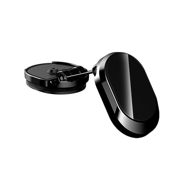 Universal Folding Magnetic Car Phone Holder 360 Degree Rotating Black