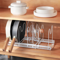 Retractable Pot Lid Organizer Holder Kitchen Organizer