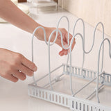 Retractable Pot Lid Organizer Holder Kitchen Organizer