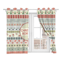 Pair of 3D Printed Window Curtain Christmas Full Blackout Curtains 70 x 160cm-Style 2