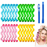 Hair Curlers Heatless No Heat Wave Spiral Curls Household DIY Styling Set