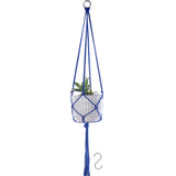 Set of 4pcs Macrame Plant Hanging Holder with 4 Hooks Indoor Outdoor Decoration