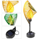 Leaf Shape Solar LED Light Garden Landscape Light