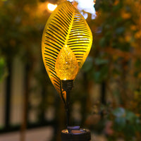 Leaf Shape Solar LED Light Garden Landscape Light