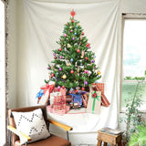 100x150cm Christmas Tree Wall Hanging Cloth Background Tapestry Home Decor Style 4