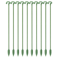 10Pcs Set 17cm Plant Support Stakes Garden Single Stem Flower Support Stake Rings