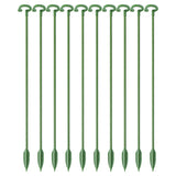 10Pcs Set 17cm Plant Support Stakes Garden Single Stem Flower Support Stake Rings