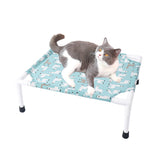 Elevated Dog Bed Pet Cat Portable Raised Dog Cat Durable Raised Pet Bed Alpaca Style