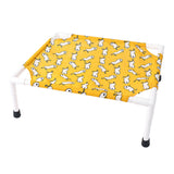 Elevated Dog Bed Pet Cat Portable Raised Dog Cat Durable Raised Pet Bed Duck Style