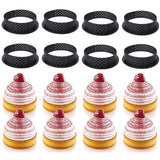 8Pcs DIY Round Perforated Cake Mold Cutter Mousse Circle Ring Tart Mold